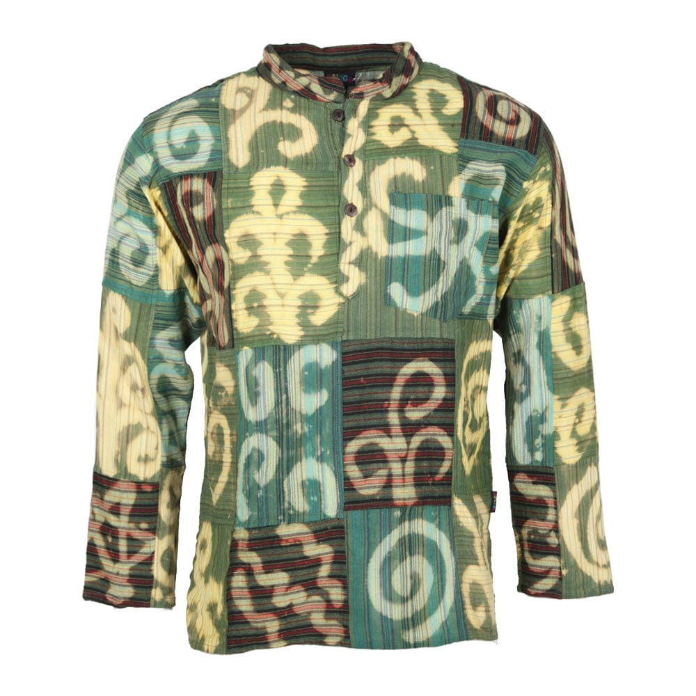 Overdyed Patchwork Shirt