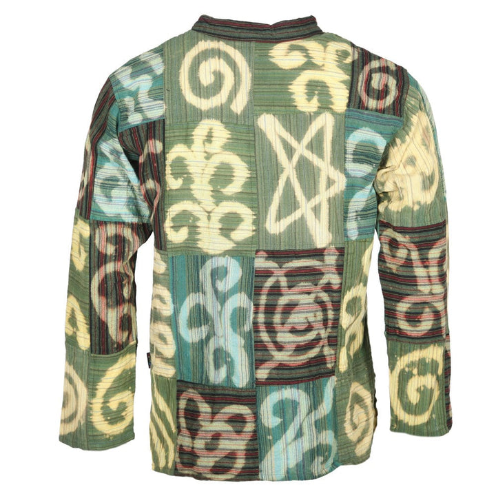 Overdyed Patchwork Shirt