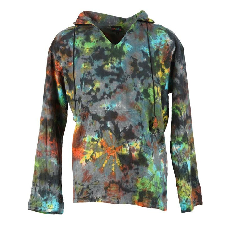 Oversized Grunge Tie Dye Hoodie