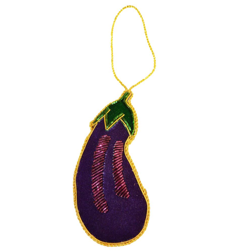 Aubergine Christmas Tree Decoration