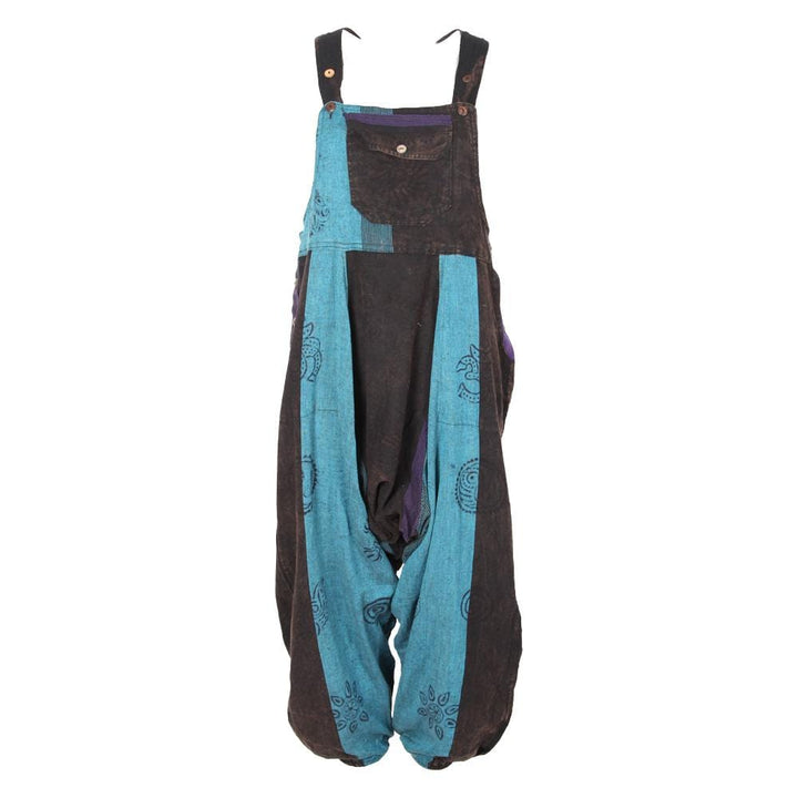 Two Tone Harem Dungarees