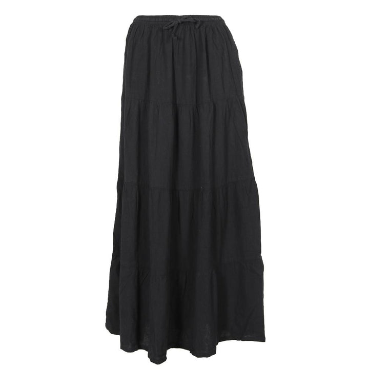 Bohemian Style Long Tiered Skirt