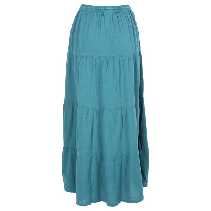 Bohemian Style Long Tiered Skirt