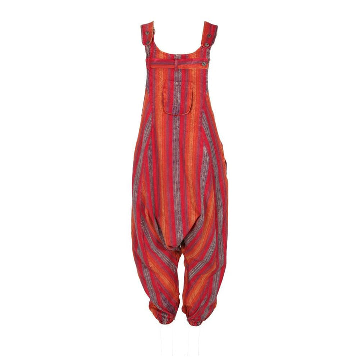 Kantha Embroidered Dungarees