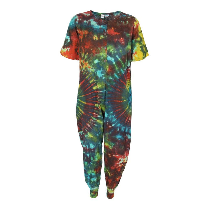 Tie Dye Button Jumpsuit..