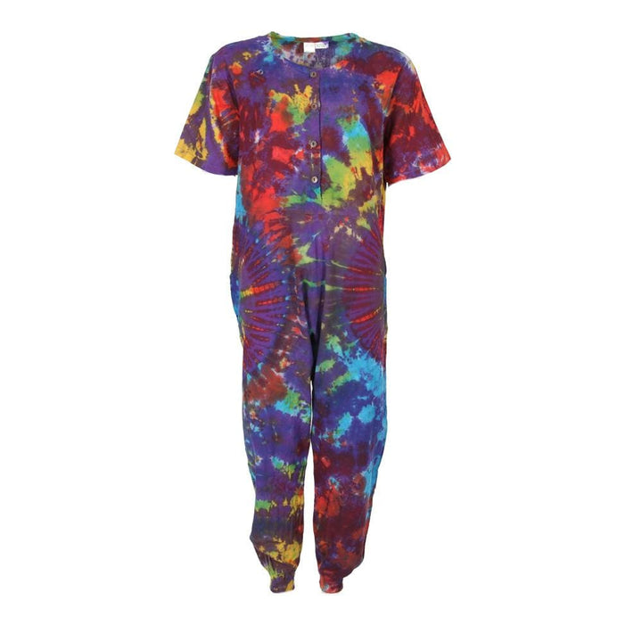 Tie Dye Button Jumpsuit..