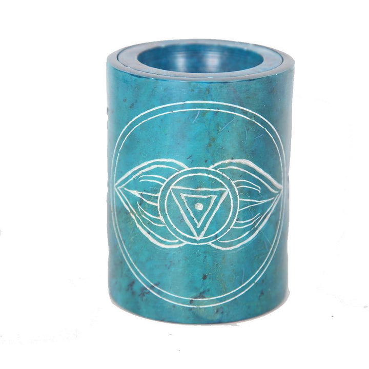 Chakra Carved Soapstone Oil Burner