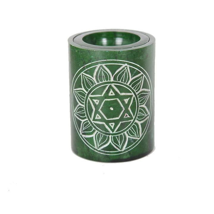 Chakra Carved Soapstone Oil Burner