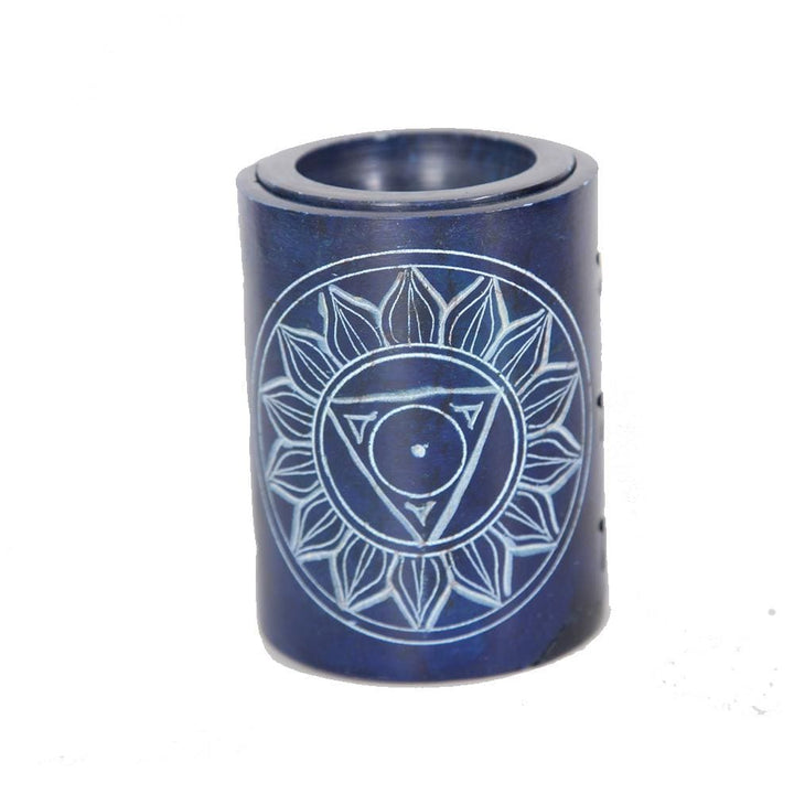 Chakra Carved Soapstone Oil Burner