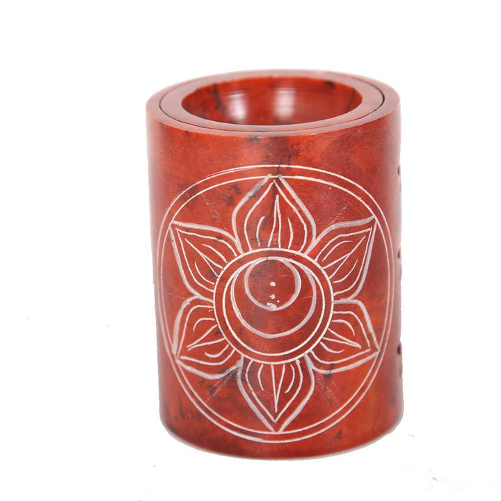 Chakra Carved Soapstone Oil Burner