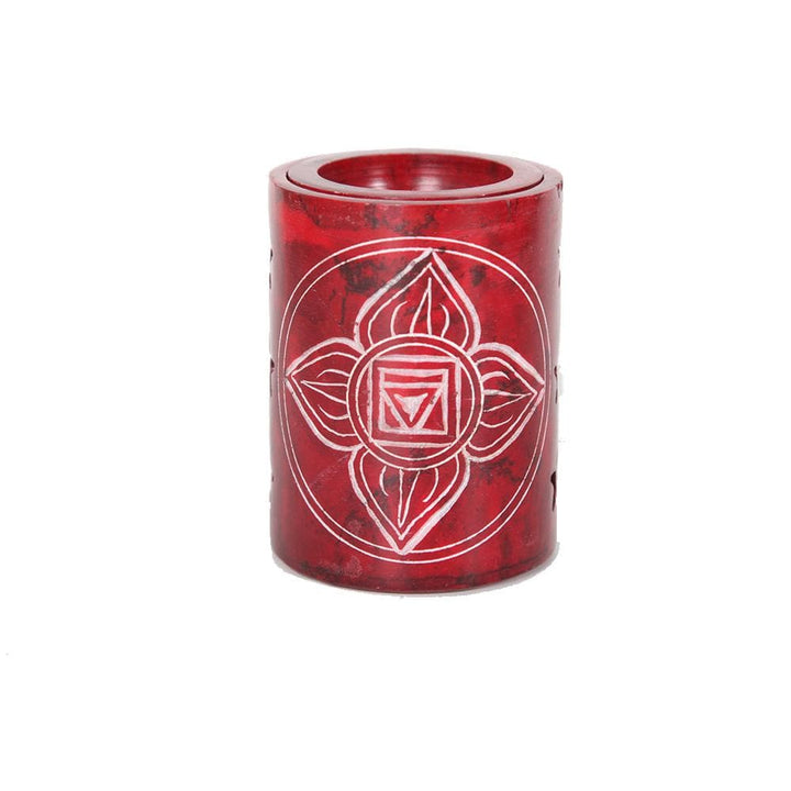 Chakra Carved Soapstone Oil Burner