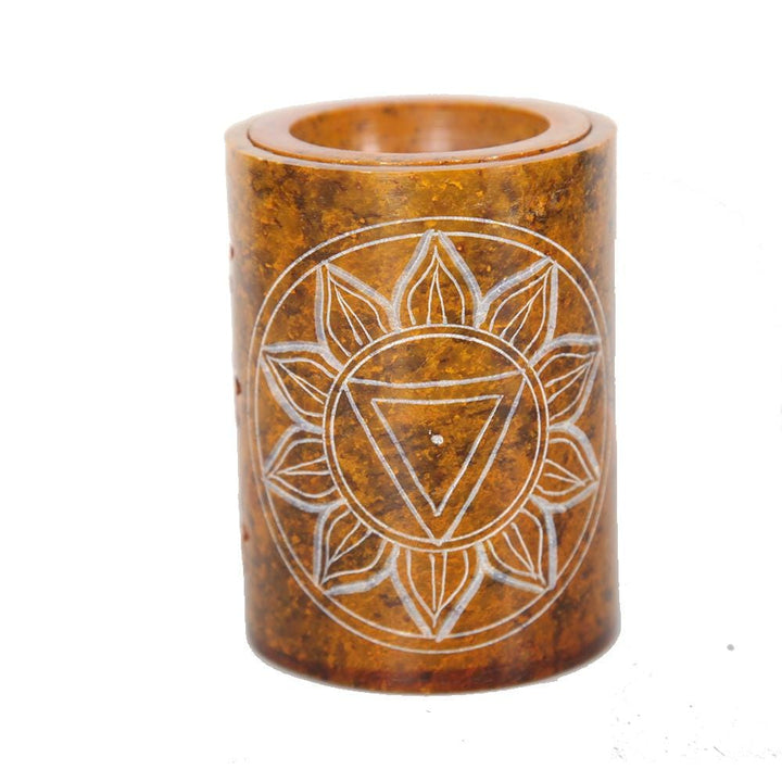 Chakra Carved Soapstone Oil Burner