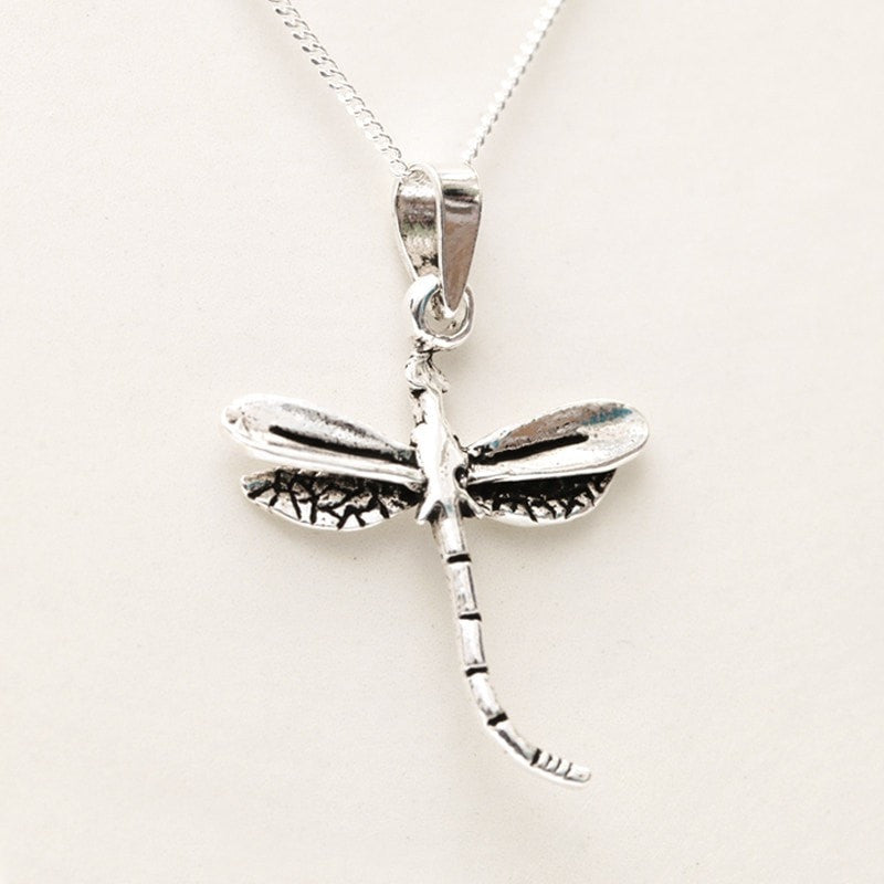 Dragonfly Sterling Silver Pendant