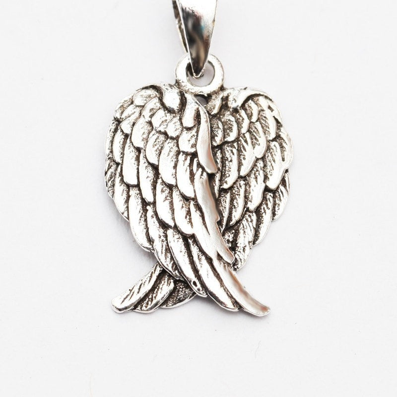 Crossed Angel Wings Necklace