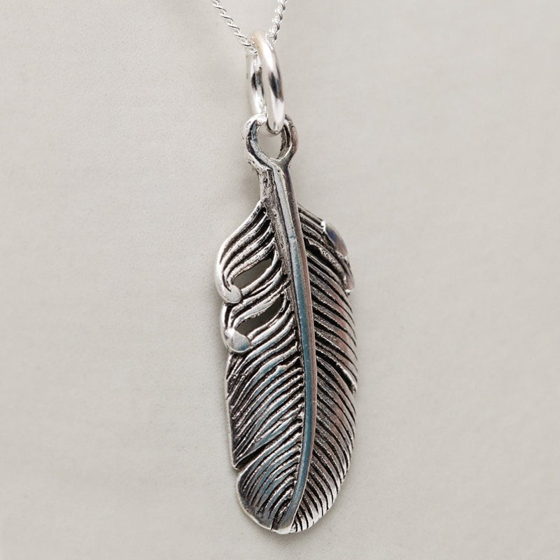 Feather Necklace Pendant