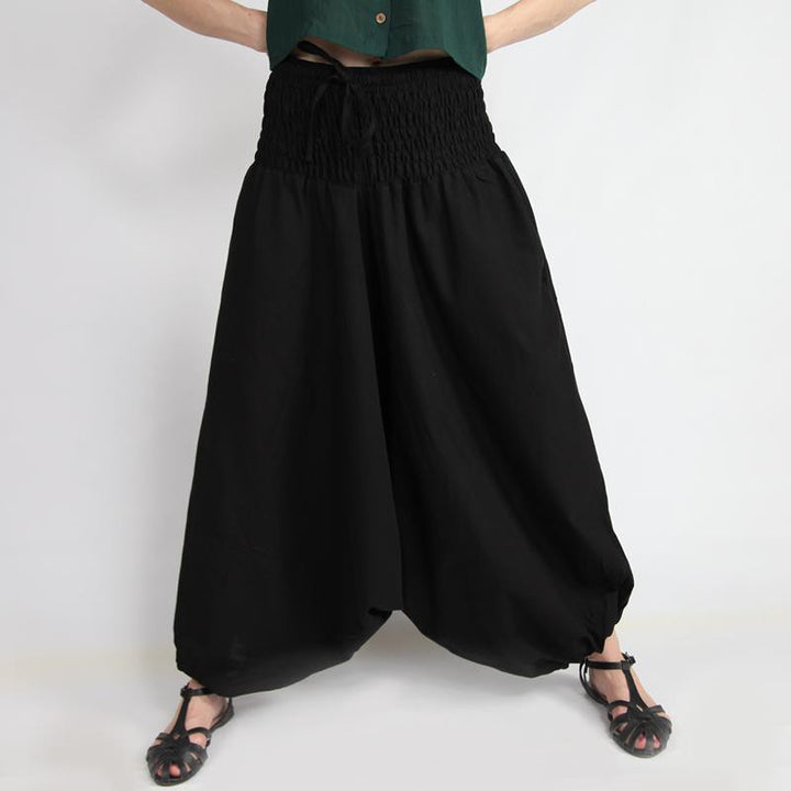Coline Drop Crotch Harem Pants