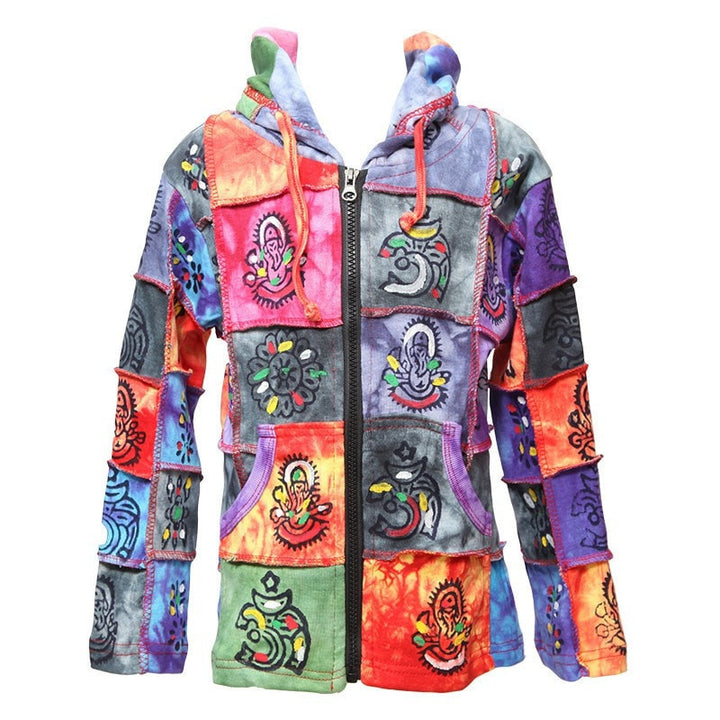 Painted Om Tie Dye Hoodie..