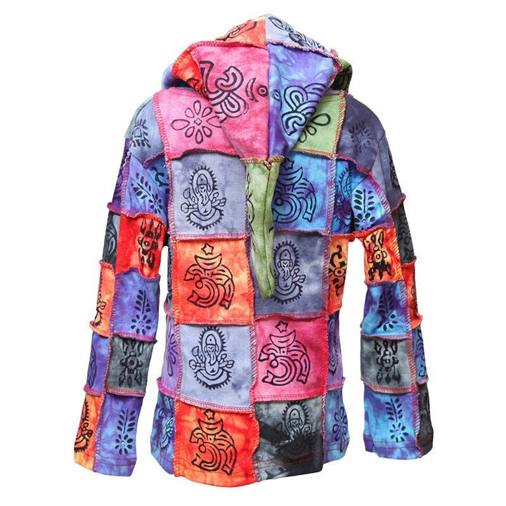 Painted Om Tie Dye Hoodie..