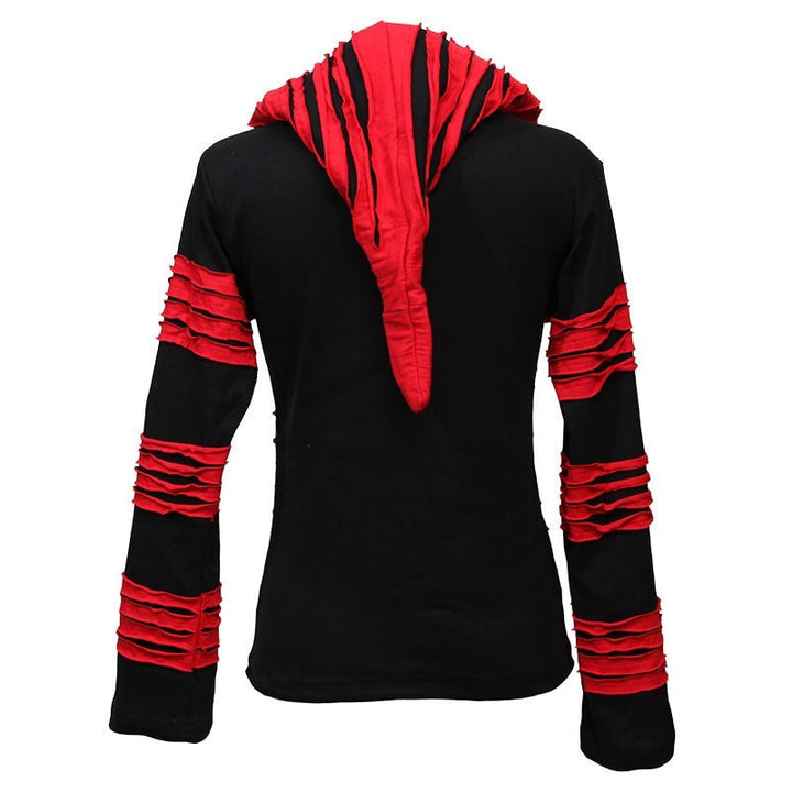 Ripped Pixie Zip Hoodie