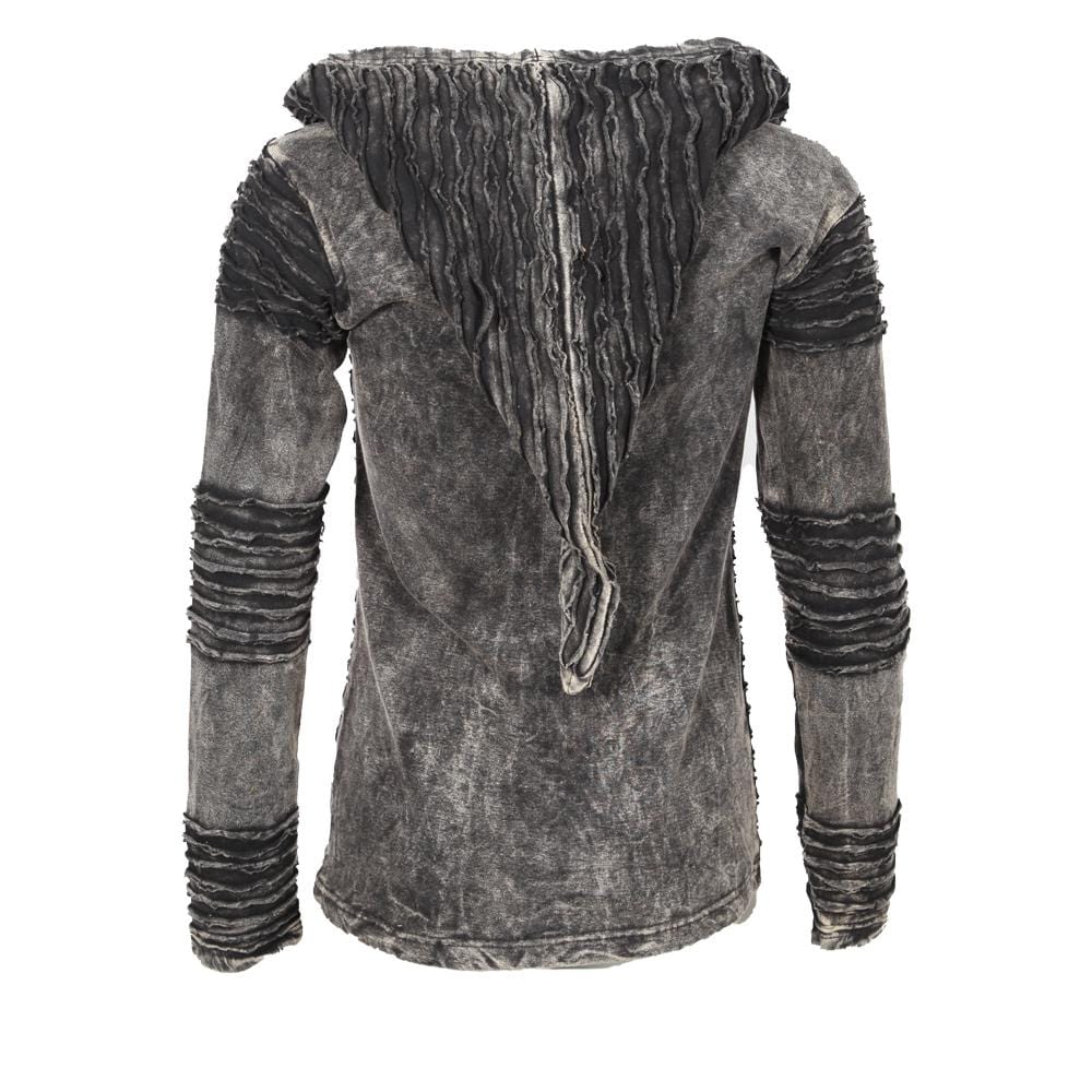 Cotton Razor Cut Hoodie..