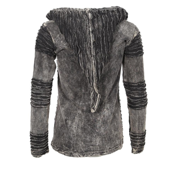 Cotton Razor Cut Hoodie..