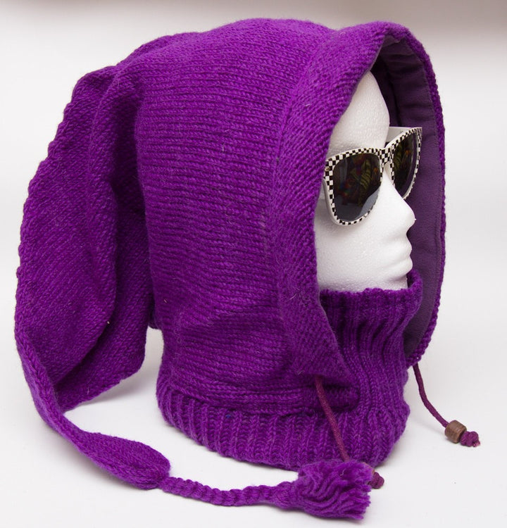 Pixie Knit Hood With Neck Warmer..