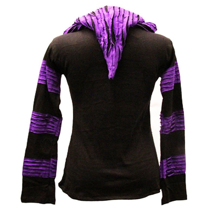 Ripped Pixie Zip Hoodie