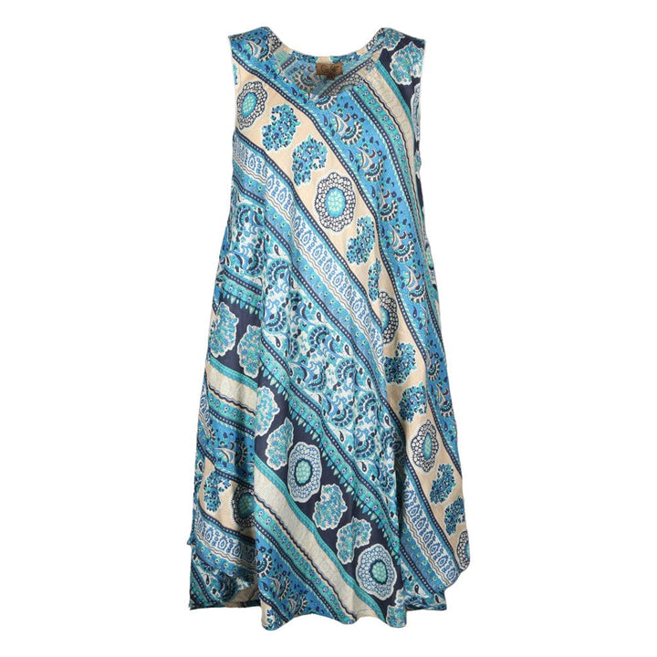 Printed Sleeveless Dress