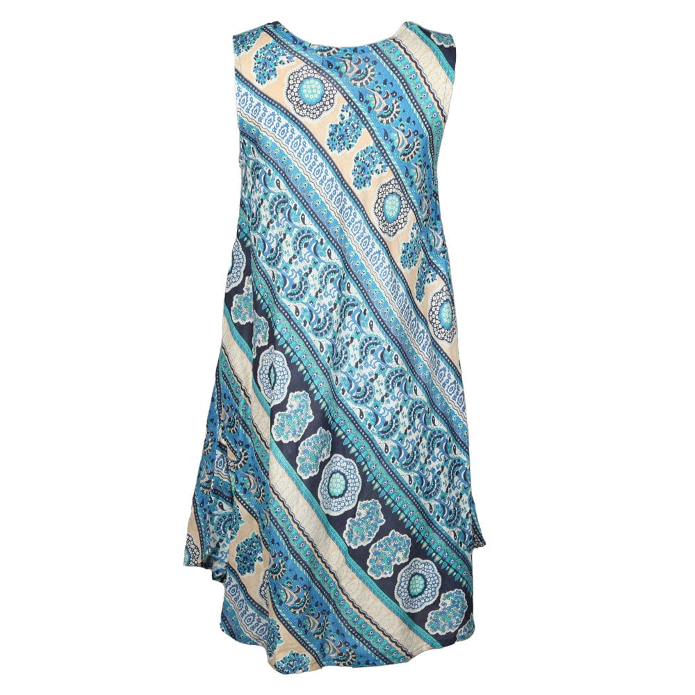 Printed Sleeveless Dress