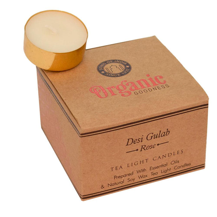12 t-lite scented candles, Organic Goodness