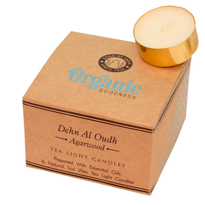 12 t-lite scented candles, Organic Goodness