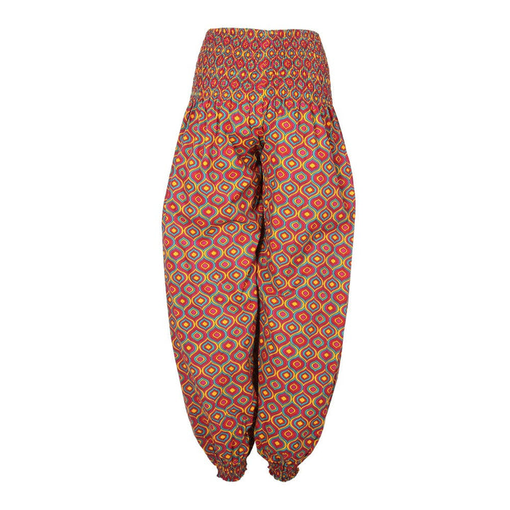 Cotton Printed High Crotch Harem Pants