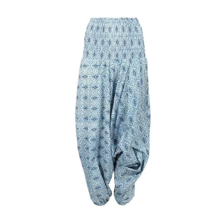 Cotton Block Print Harem Pants