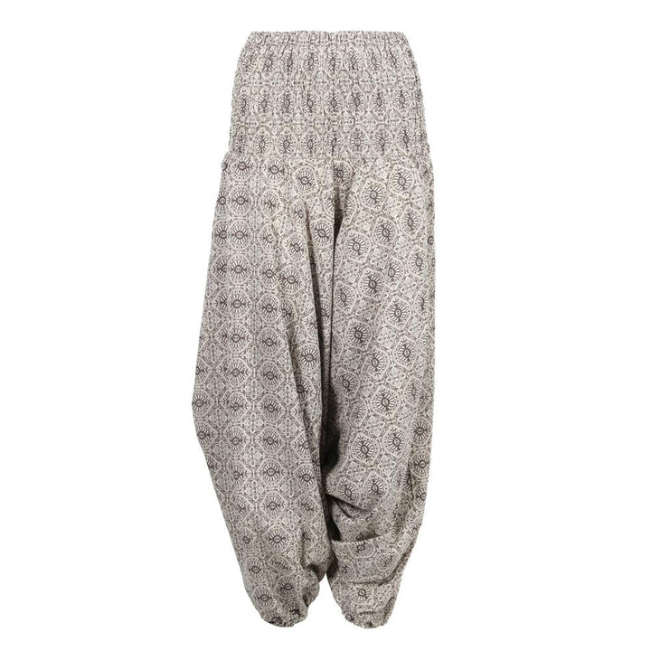 Cotton Block Print Harem Pants