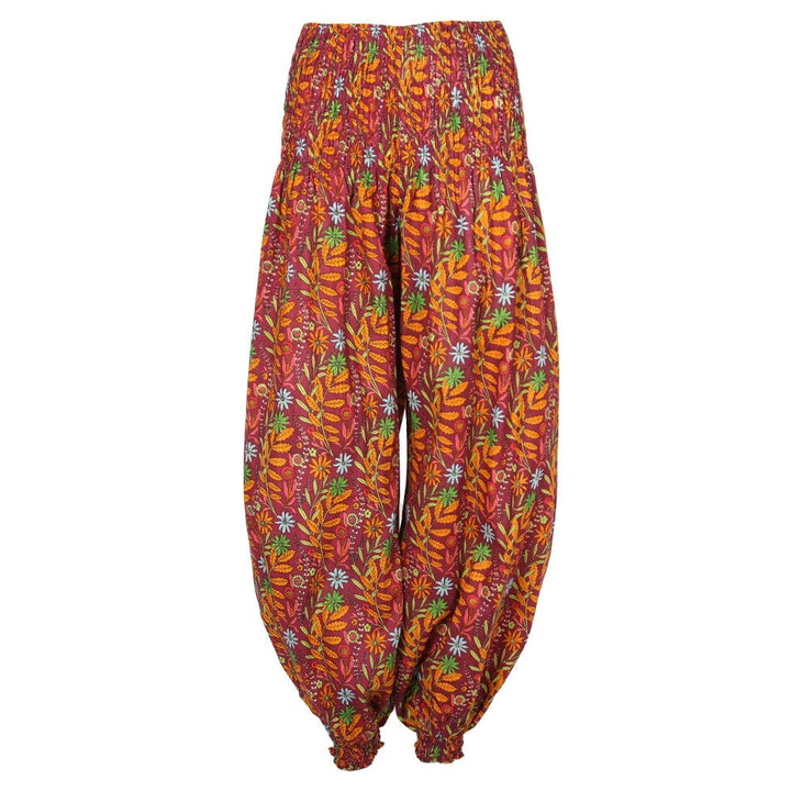 Cotton Printed High Crotch Harem Pants