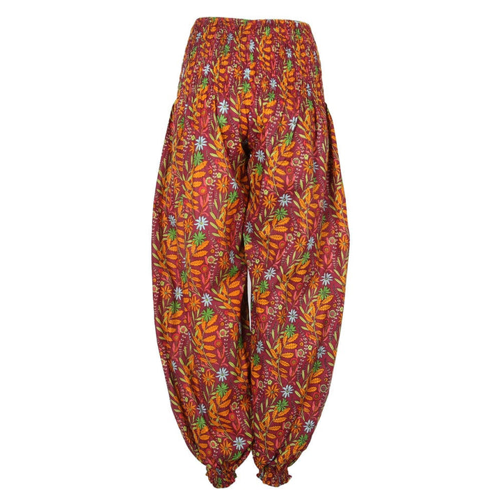Cotton Printed High Crotch Harem Pants
