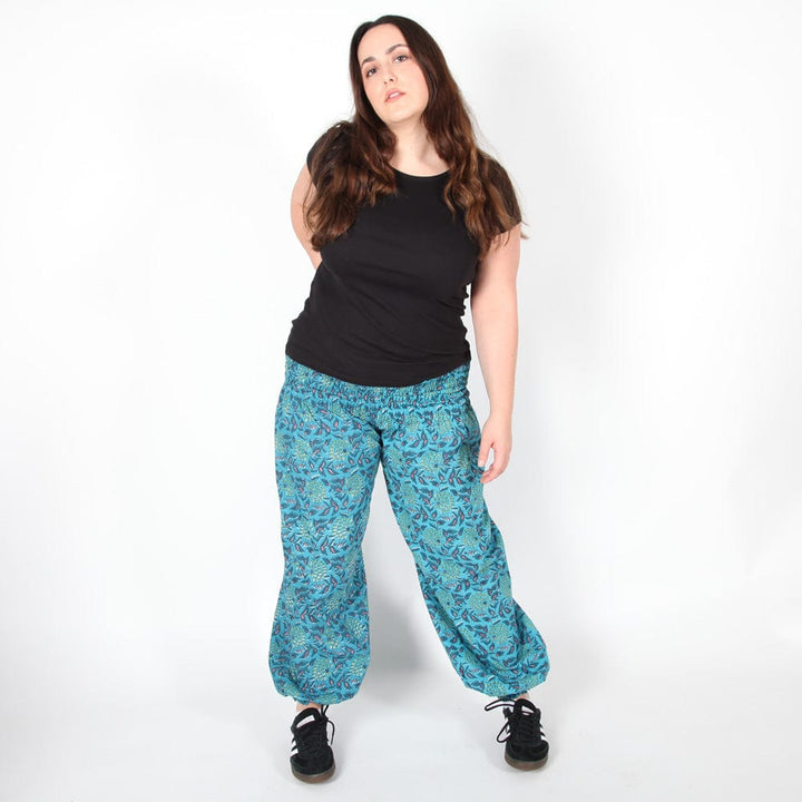 Cotton Floral Harem Pants..
