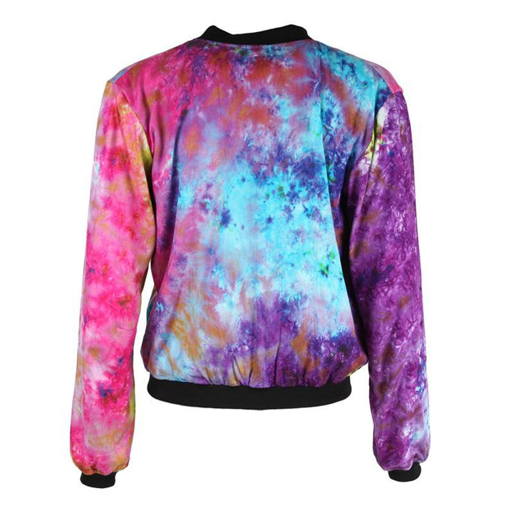 Tie Dye Bomber Jacket