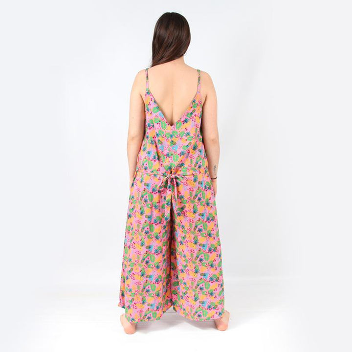 Pineapple Print Jump Suit