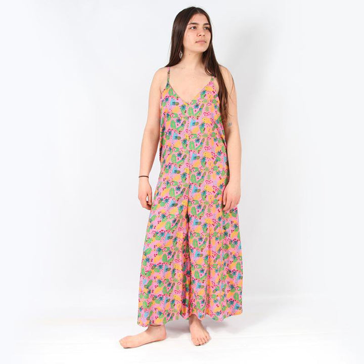 Pineapple Print Jump Suit