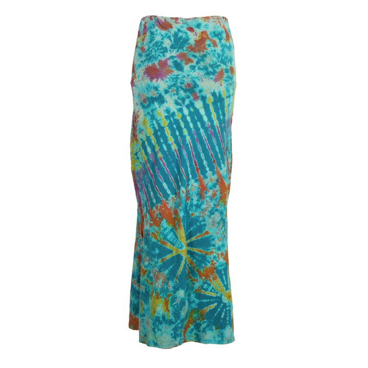 Cotton Tie Dye Maxi Skirt..