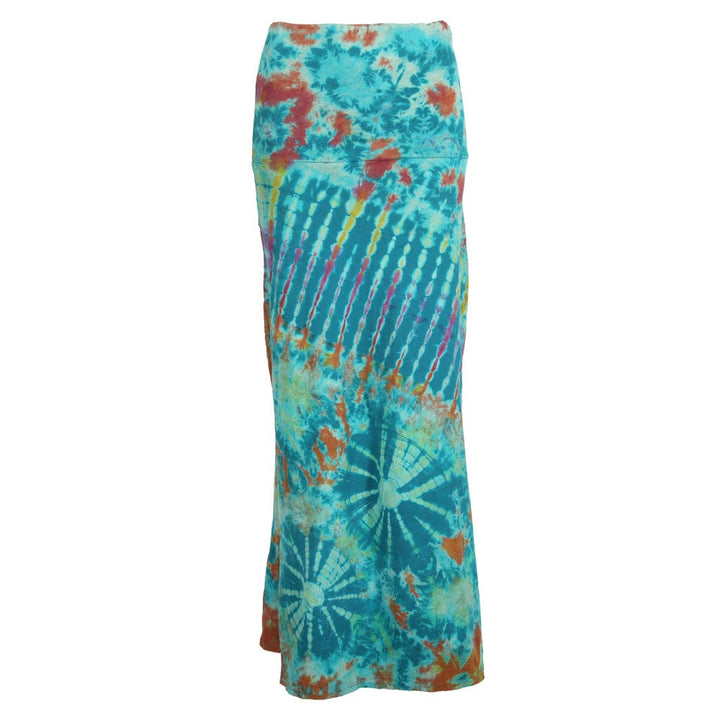Cotton Tie Dye Maxi Skirt..