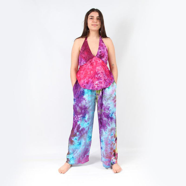Tie Dye Loose Fit Trousers