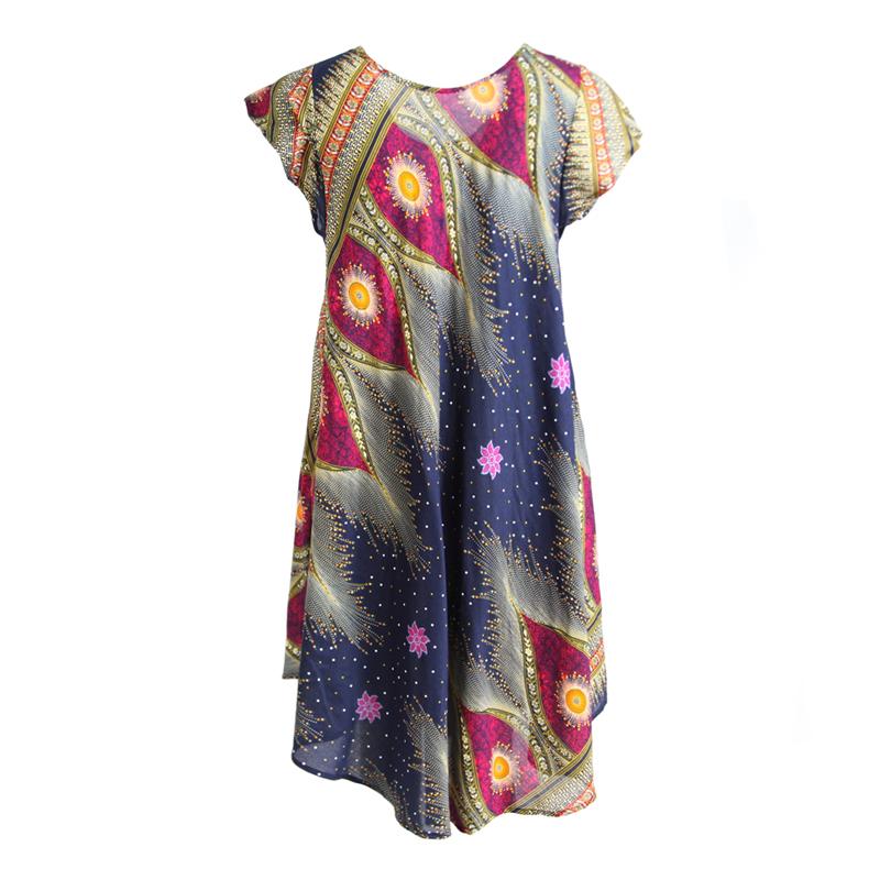 Cap Sleeve Swing Dress