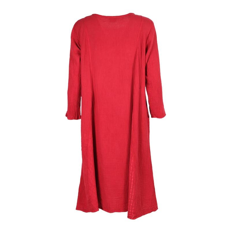 Textured Double Layer Smock Dress