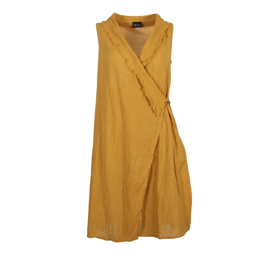 Sleeveless Wrap Dress