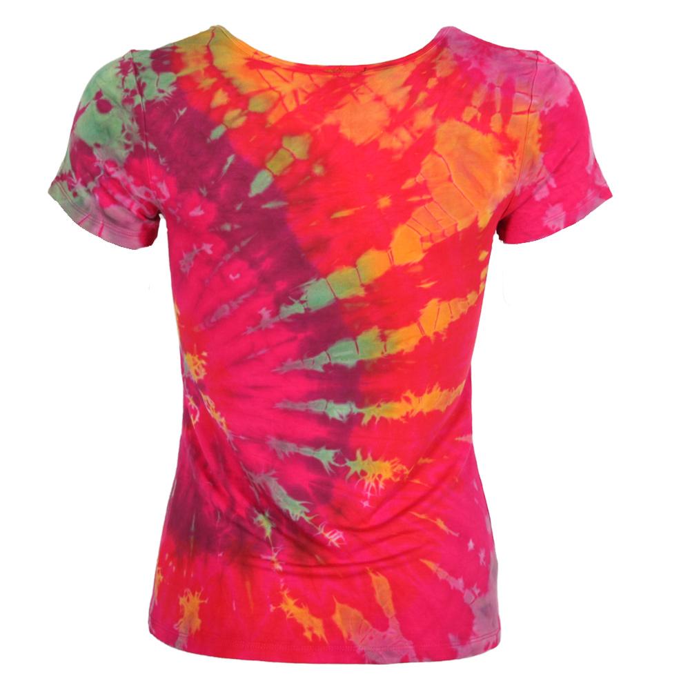 Short Sleeve Tie-Dye Top