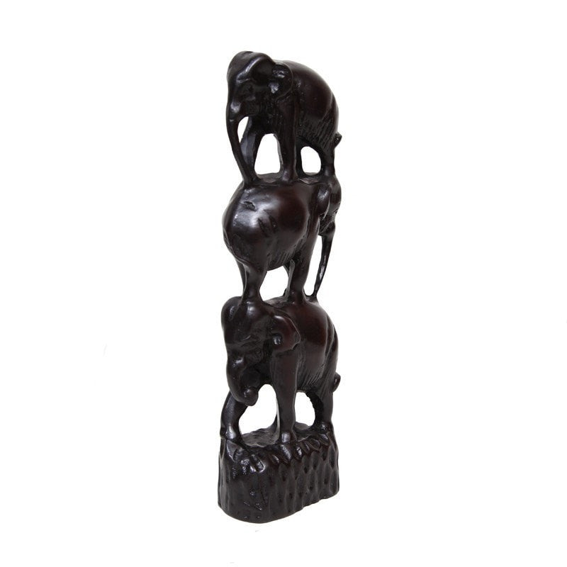 Thai Resin Elephant Tower