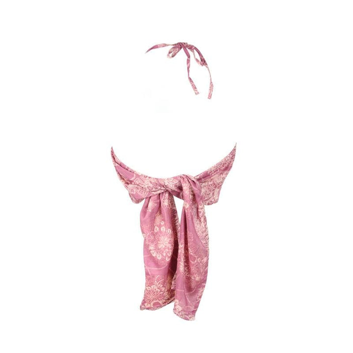 Cropped Tie Back Cami Top