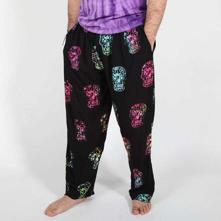Men's Black Skull Trousers
